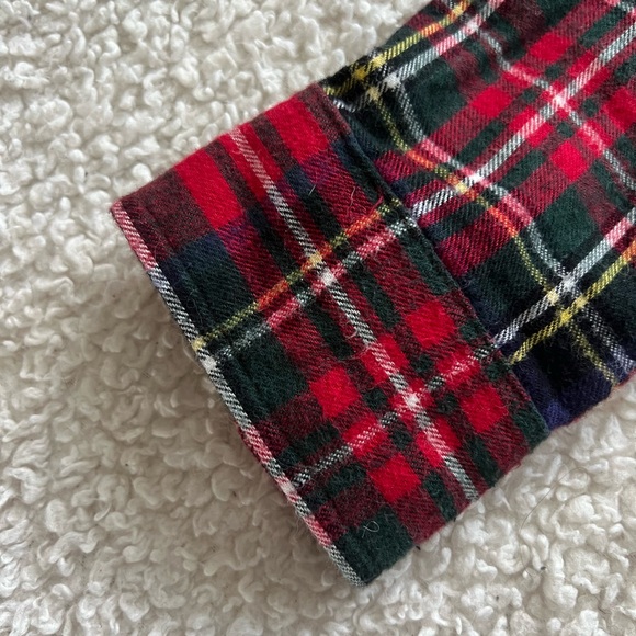 L.L. BEAN Women’s Scotch Plaid Flannel Shirt Relaxed Size XXS - Picture 6 of 13